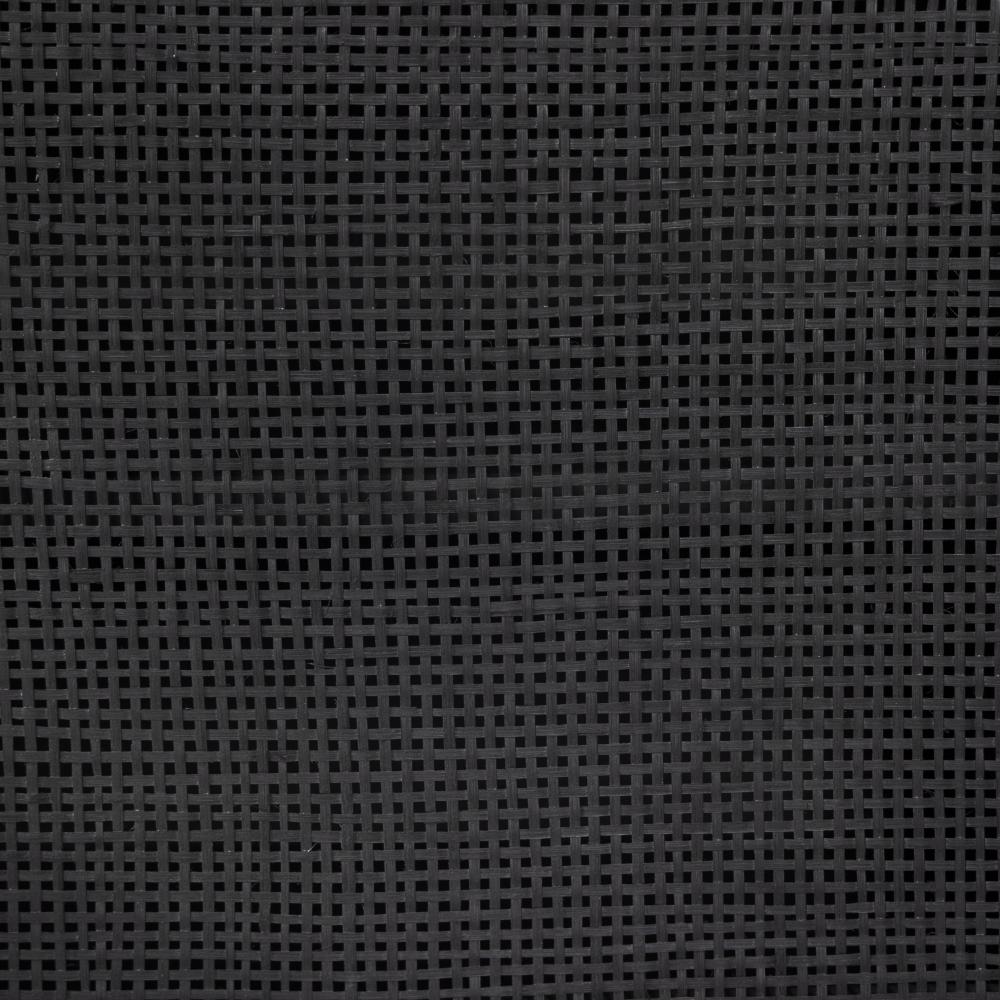 Black Cane Front 3 Drawer Mango Wood Nightstand 32 inch