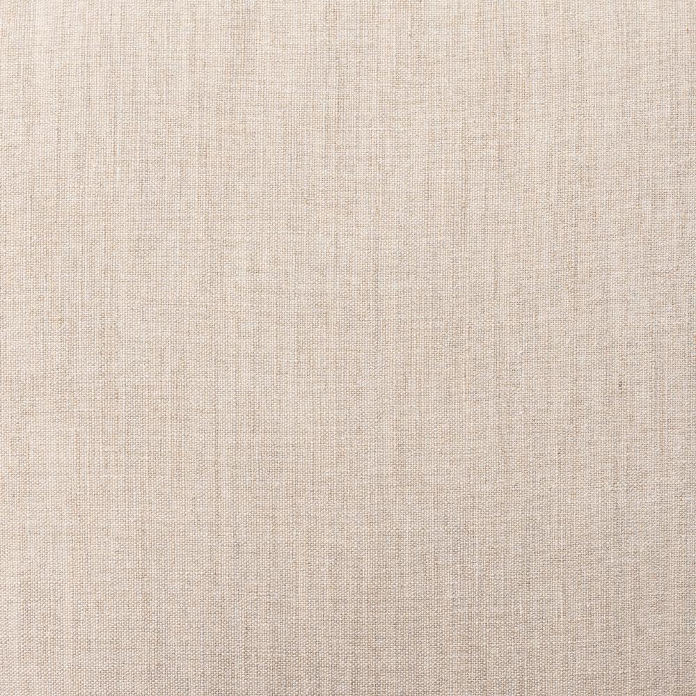 Cane Back Dining Chair with Off White Performance Fabric Seat