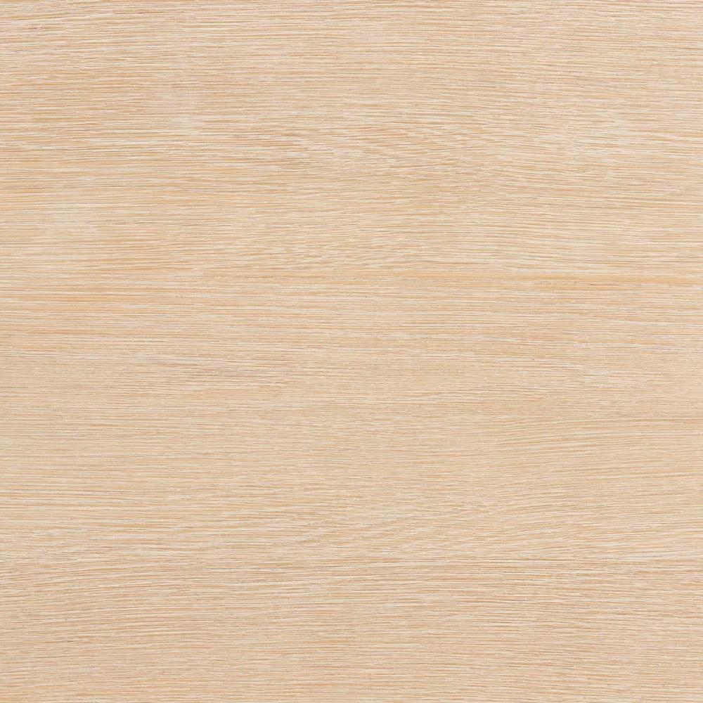 Minimalist Bleached Solid Oak Large Two Tier Rectangle Coffee Table 67 inch