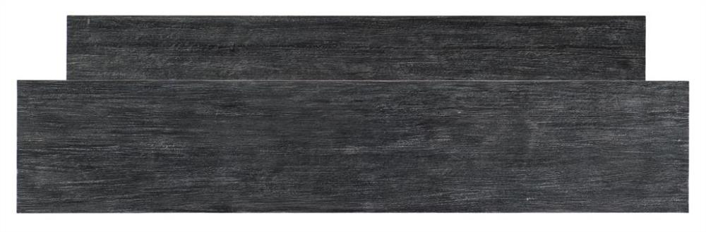 Modern Rustic Sofa Nesting Console Table Set Black & Blue Wood 72 inch