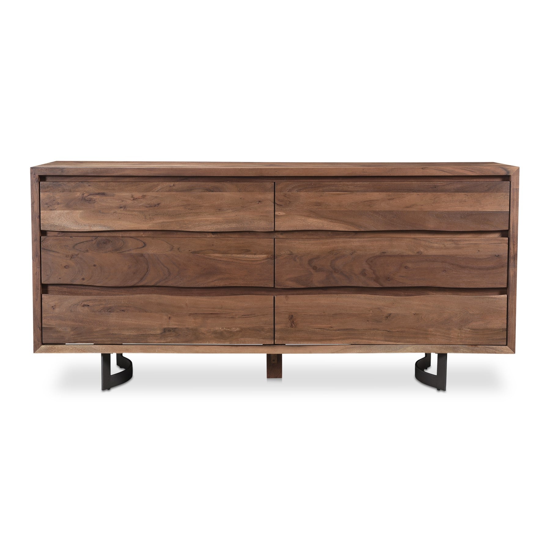 Rustic Lodge Live Edge Brown Solid Acacia Wood 6 Drawer Double Dresser SLATE CUSTOM Rustic Lodge Live Edge Brown Solid Acacia Wood 6 Drawer Double Dresser SLATE CUSTOM