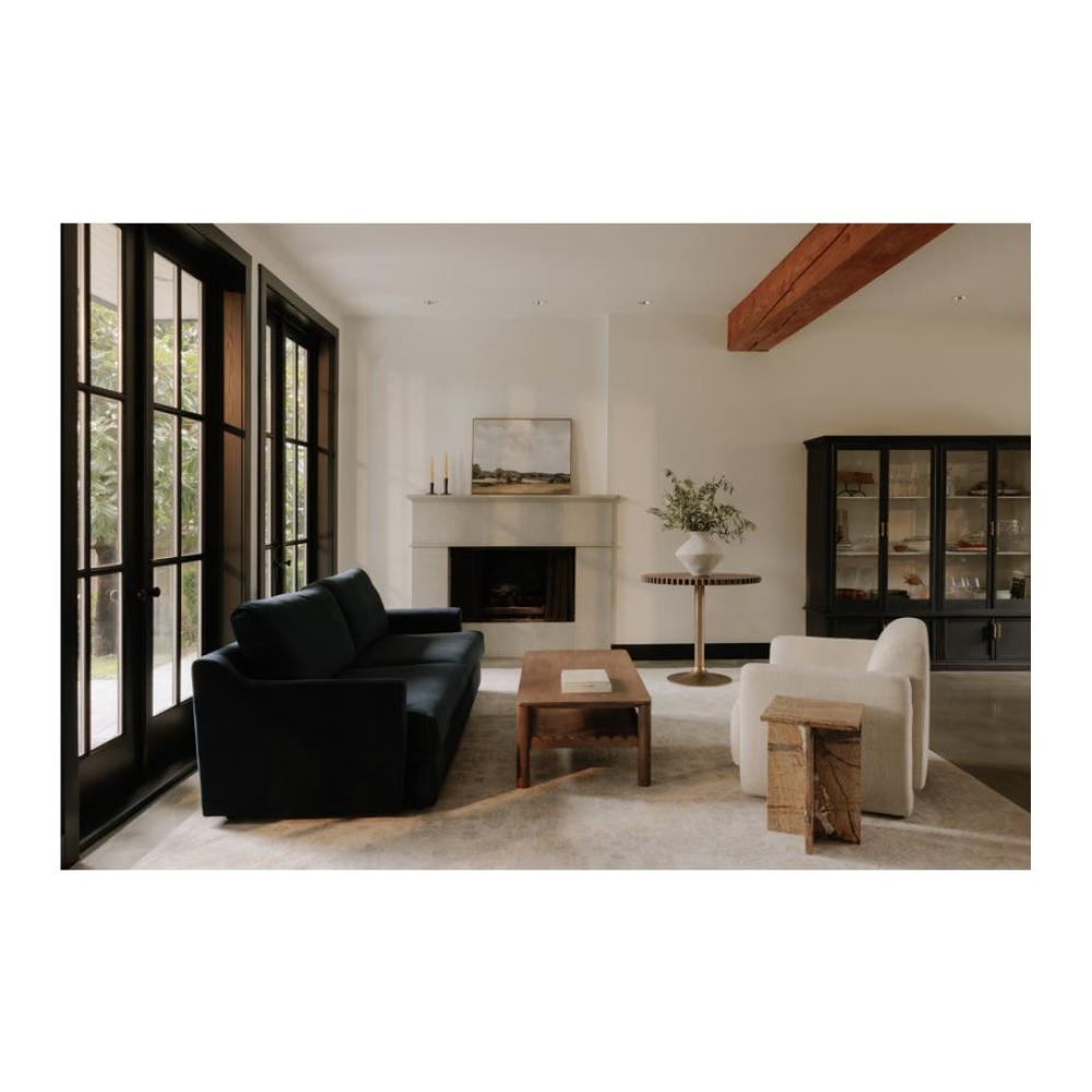 Scalloped Edge Brass Pedestal Base Round Bistro Dining Table Brown Oak Top 36 inch