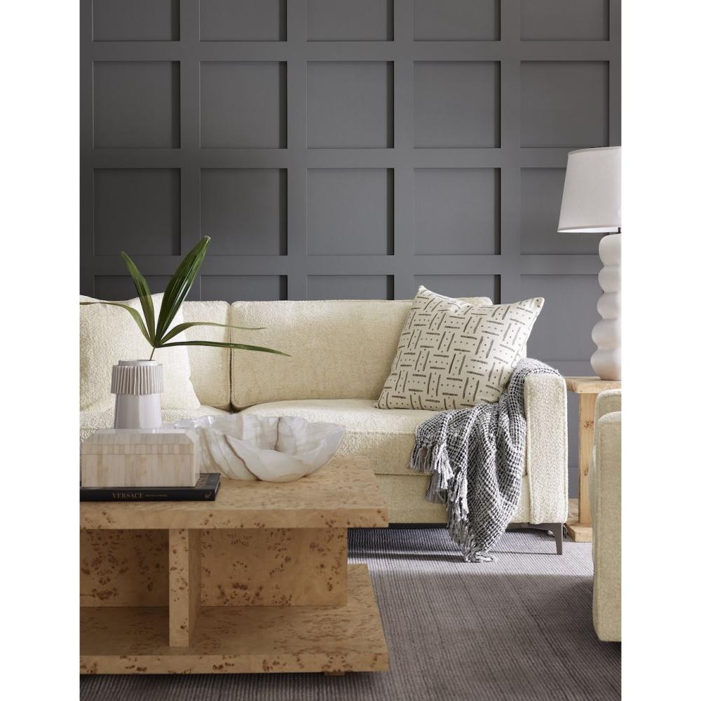 Toasted Burl Wood Square Coffee Table 40 inch