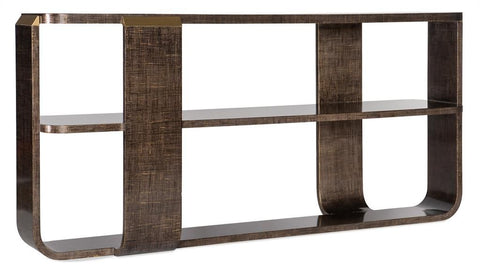 Maple Curved Console Sofa Table 68 inch