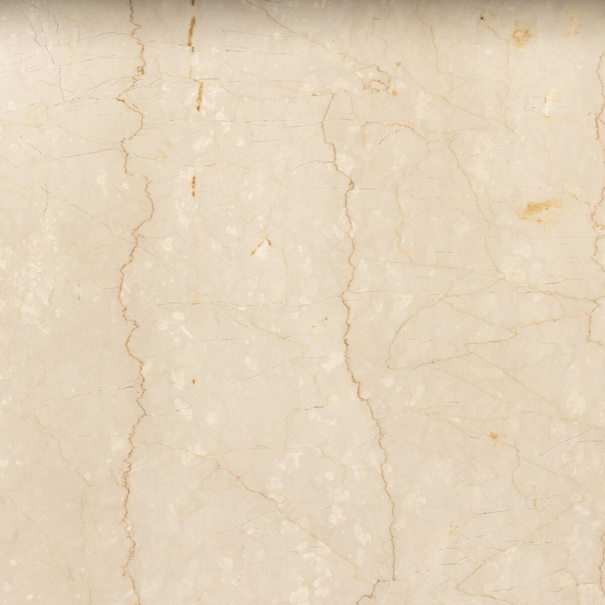 Cream Solid Marble Rectangle Dining Table 72 inch