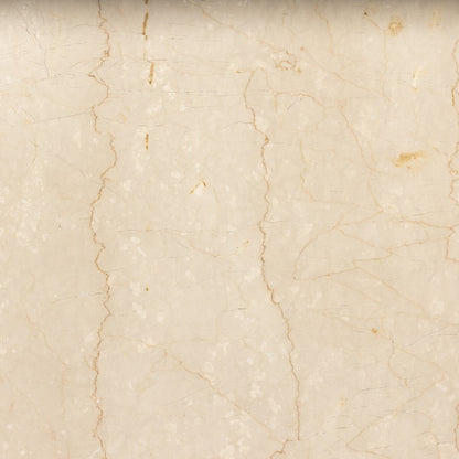 Cream Solid Marble Rectangle Dining Table 72 inch