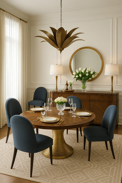 Sophisticated Deco Style Living Room Rendering