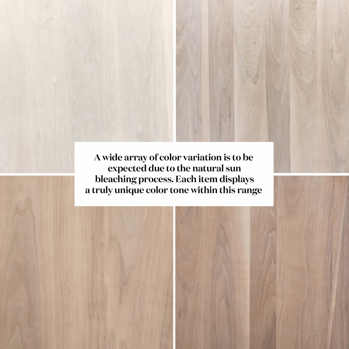 Asymmetric Octagon Light Wash Walnut Wood Coffee Table 53 inch