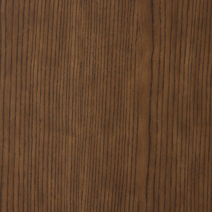 Brazilian Mid-Century Style Nightstand Brown Ash Wood 26 inch