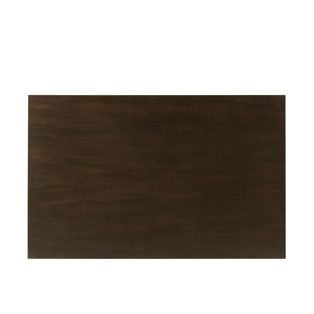 Brown Reeded Front 3 Drawer Tapered Nightstand 32 inch