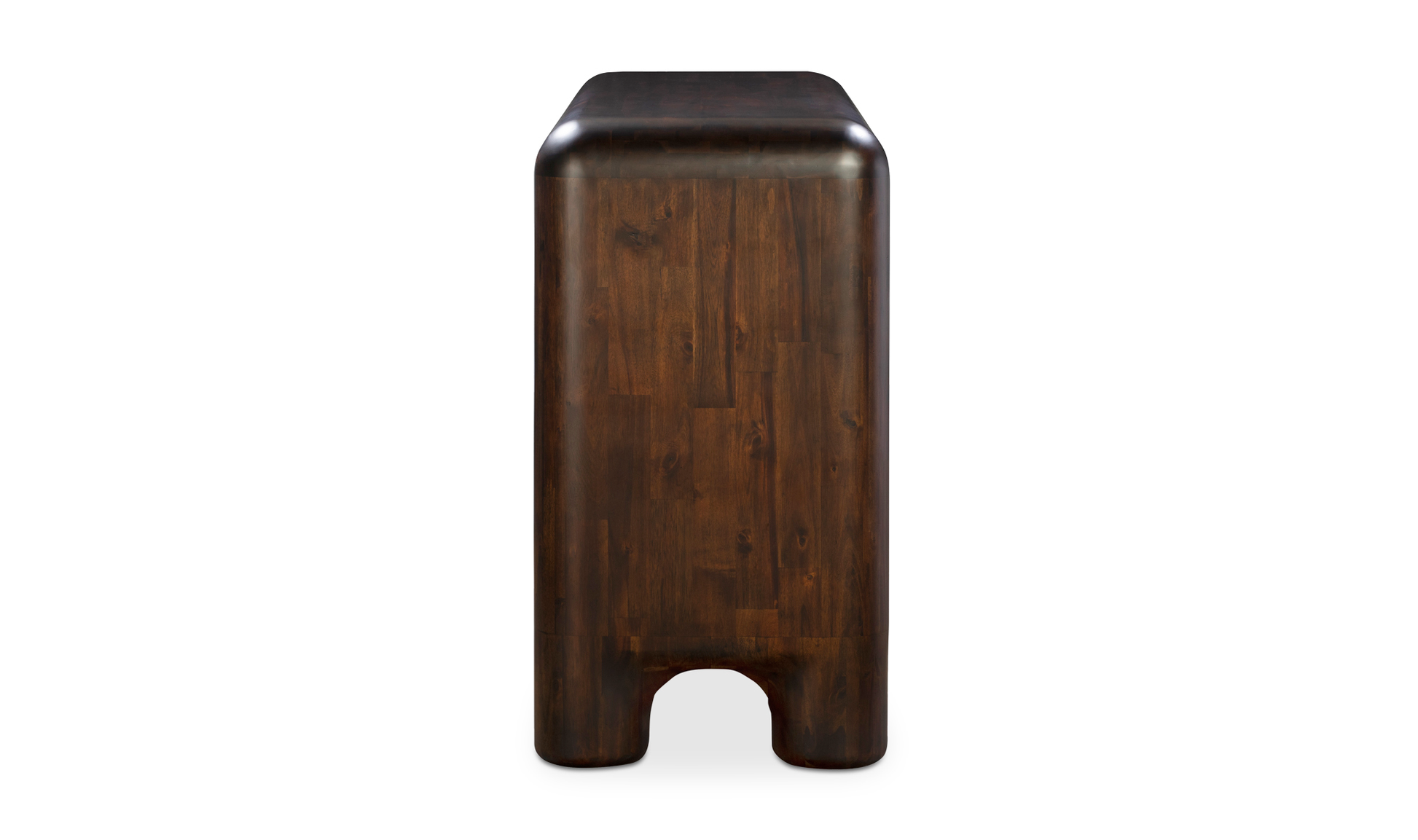 Curved 6 Drawer Double Dresser Dark Brown Acacia Wood 58 inch SLATE CUSTOM Curved 6 Drawer Double Dresser Dark Brown Acacia Wood 58 inch SLATE CUSTOM