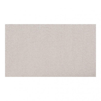 Curved Corners Oatmeal Beige Boucle Fully Upholstered Queen Bed Frame