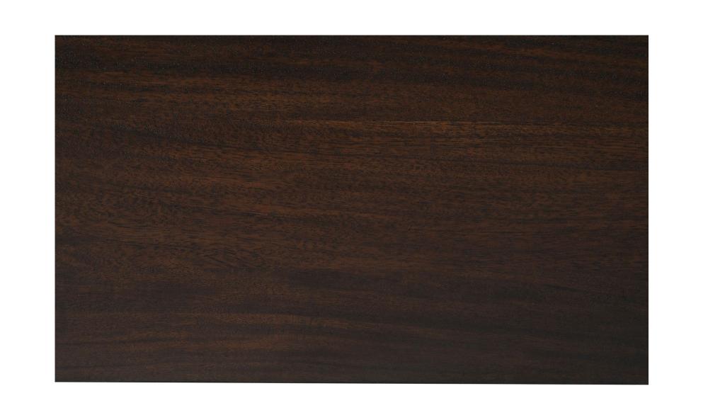 Dark Brown Solid Acacia Wood Open Frame Queen Spindle Bed