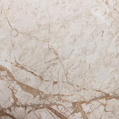 Desert Taupe Marble Plinth Base Square Block End Table 22 inch