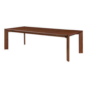 Dining Table Walnut Stained Ash Wood 96 inch