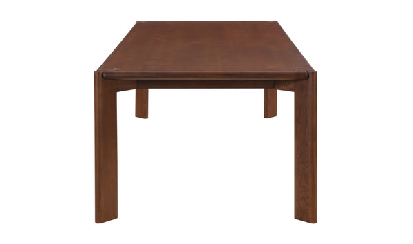 Dining Table Walnut Stained Ash Wood 96 inch