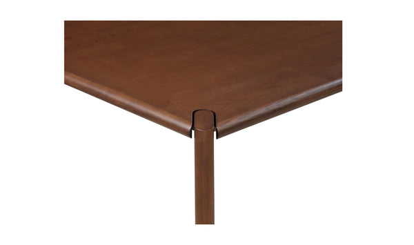 Dining Table Walnut Stained Ash Wood 96 inch