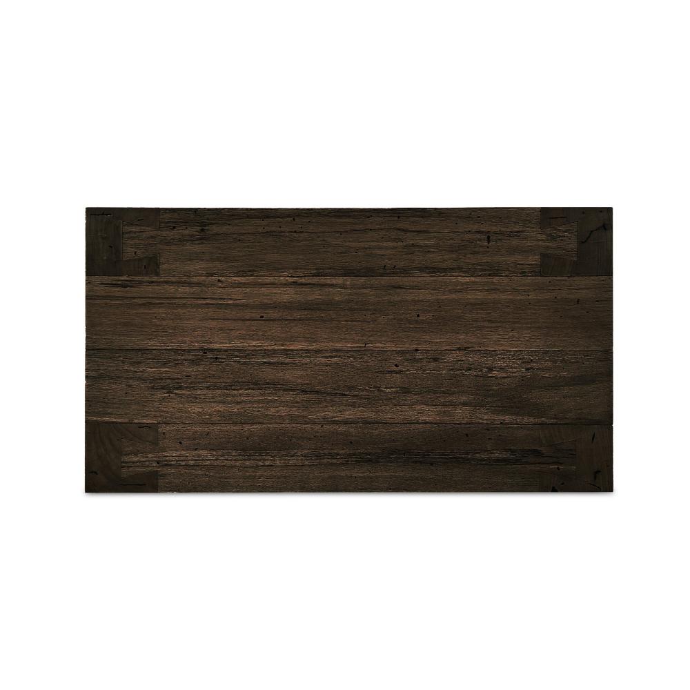 Ebony Rustic Wormwood Oak 2 Drawer Nightstand 36 inch