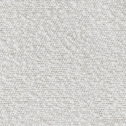 Cream Boucle Fabric Fully Upholstered Curved Wingback Queen Bed Frame