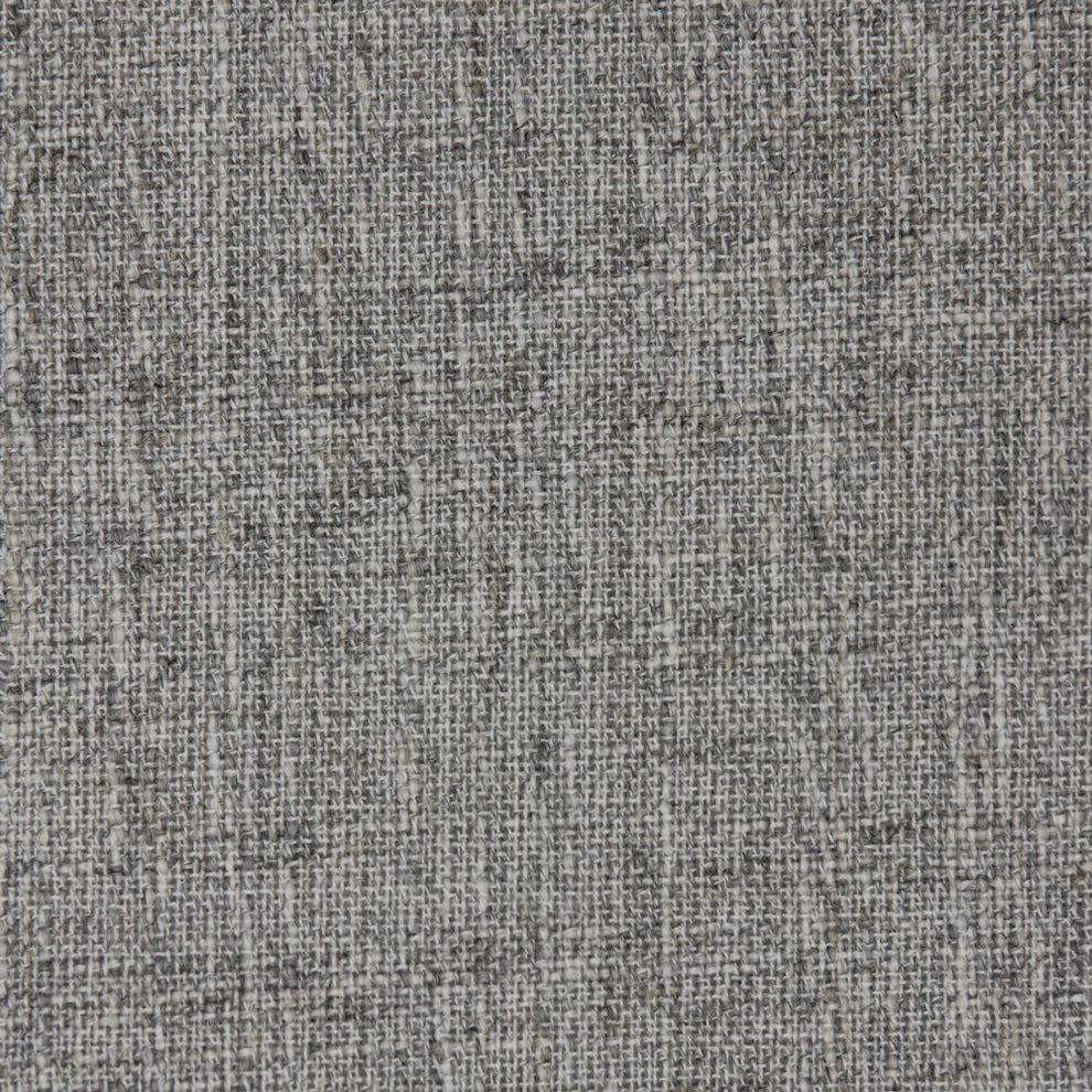 Channel Tufted Grey Fabric Fully Upholstered Queen Bed Frame