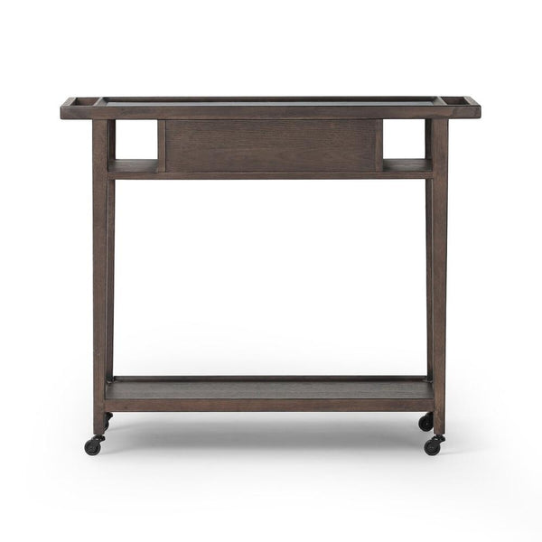 Light Brown - Serving Cart - Handcrafted with MDF Wood