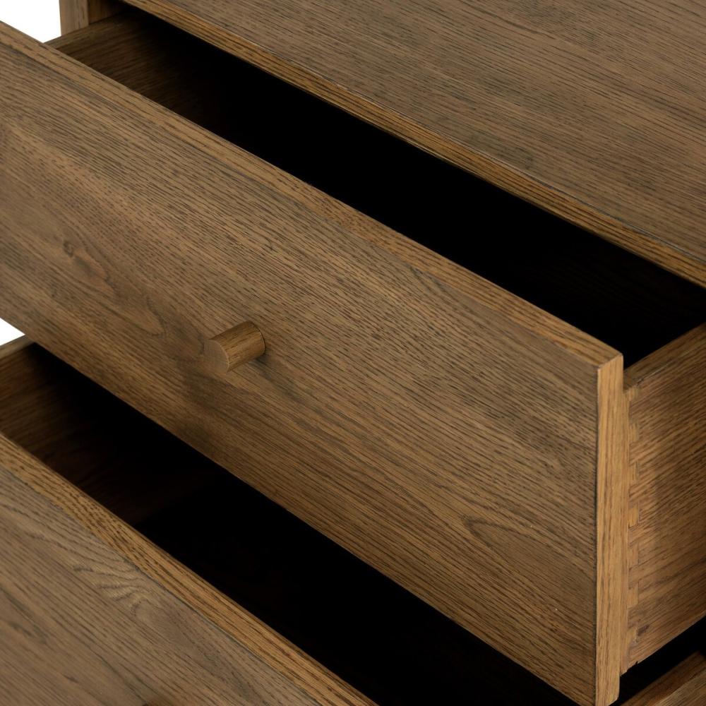 Midcentury Style Warm Brown Oak Wood Nightstand 22 inch
Success