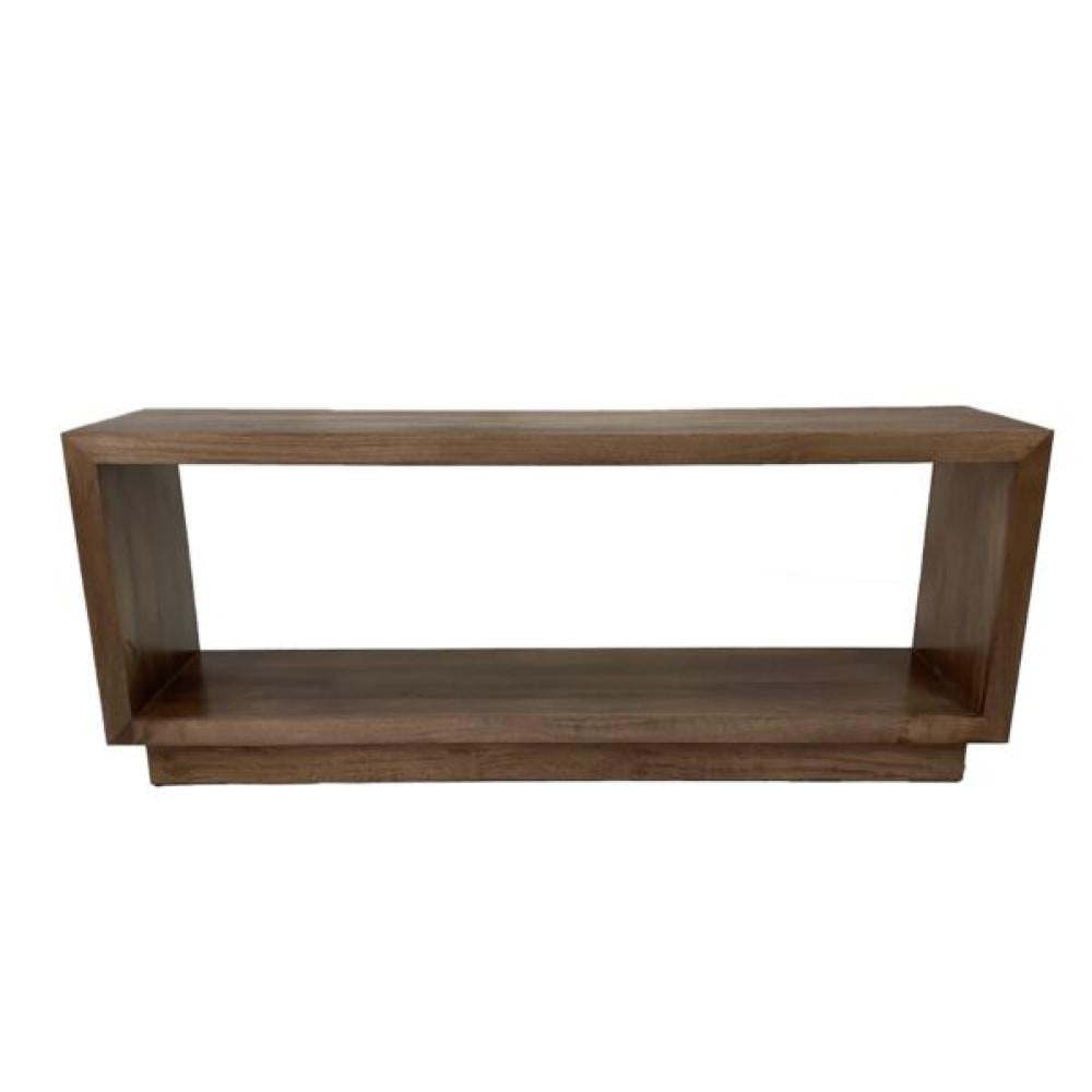 Minimalist Mango Wood Console Table in Light Ash 84 inch – SLATE CUSTOM