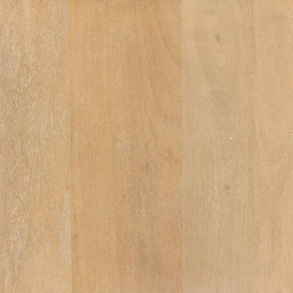 Natural Cane Front 3 Drawer Mango Wood Nightstand 32 inch