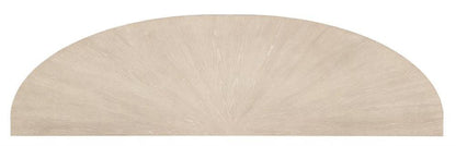 Nouveau Chic Curved Sideboard Buffet Sandstone Finish 74.5 inch