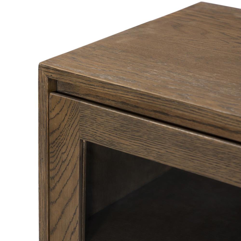 Oak Wood Low Profile Media Console Storage Cabinet TV Stand 92 inch