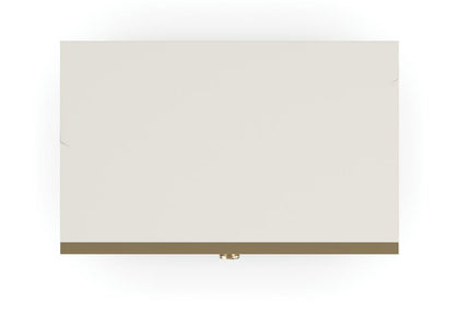 Polished Gray Sandstone 3 Drawer Nightstand 34 inch