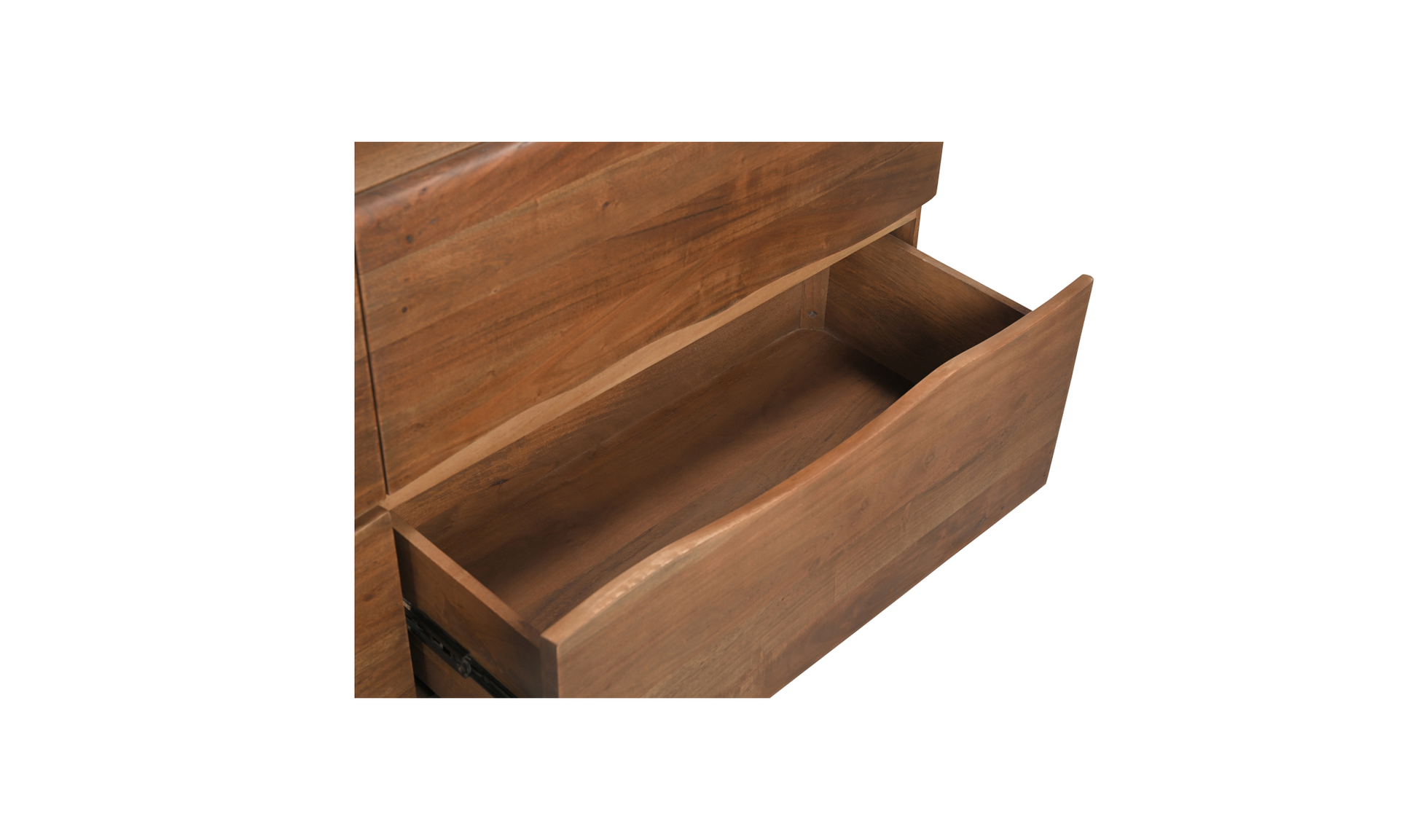 Rustic Lodge Live Edge 4 Drawer Brown Acacia Wood Double Dresser 70 in SLATE CUSTOM Rustic Lodge Live Edge 4 Drawer Brown Acacia Wood Double Dresser 70 in SLATE CUSTOM