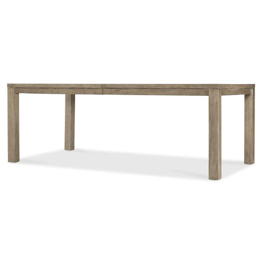 Transitional Rectangle Extension Dining Table with One 18" Leaf to 84 to 102 inch