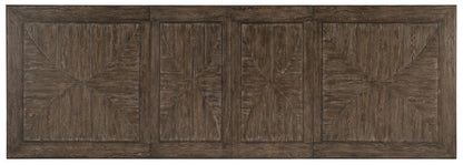 Traditional Turned Leg Rectangle Extension Dining Table 78 to 122 inch