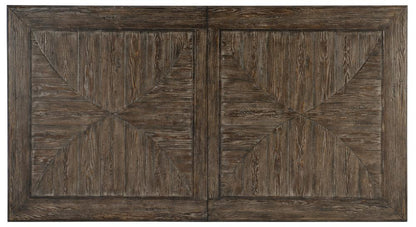 Traditional Turned Leg Rectangle Extension Dining Table 78 to 122 inch