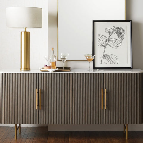 In Stock Furniture Collection: Reeded, Fluted + Slatted