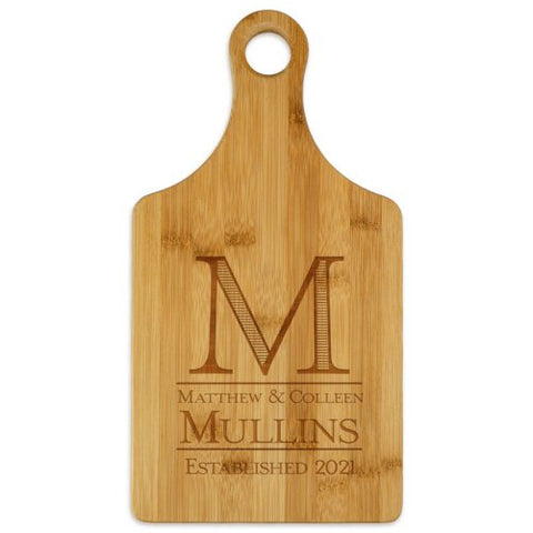 Established Couple's Personalized Wood Serving Board