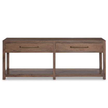 Two Drawer Sideboard Console Misted Ash 80 inch