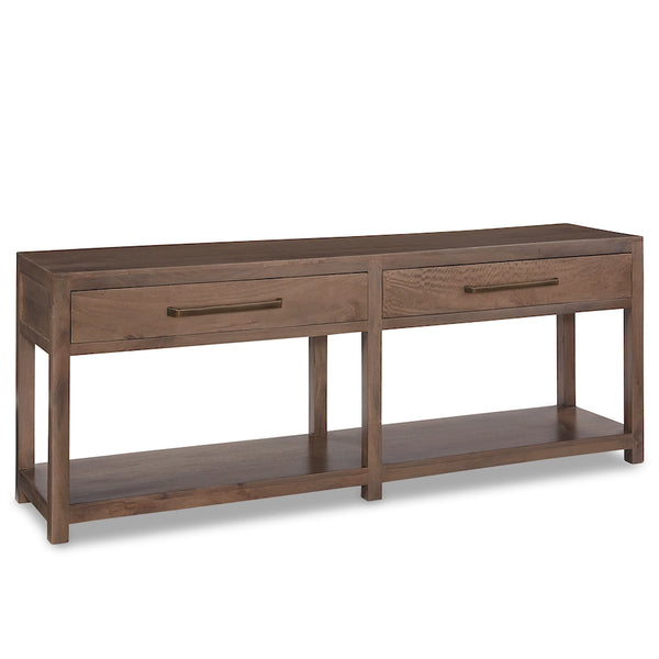 Two Drawer Sideboard Console Misted Ash 80 inch